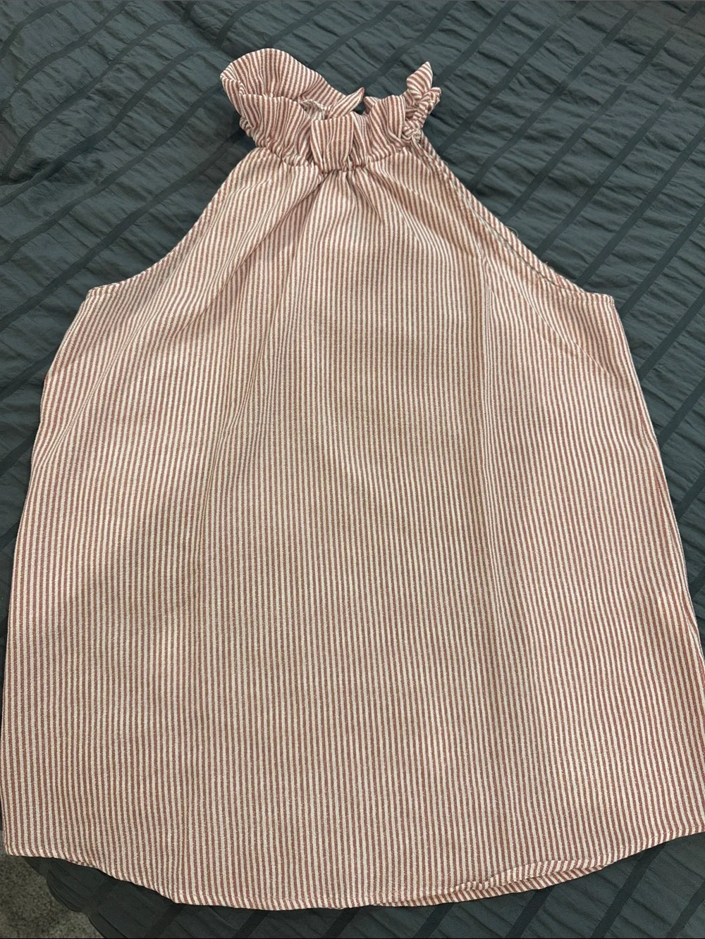 heyday Pink Ruffled Halter Ribbed Camisole - Picture 3 of 4